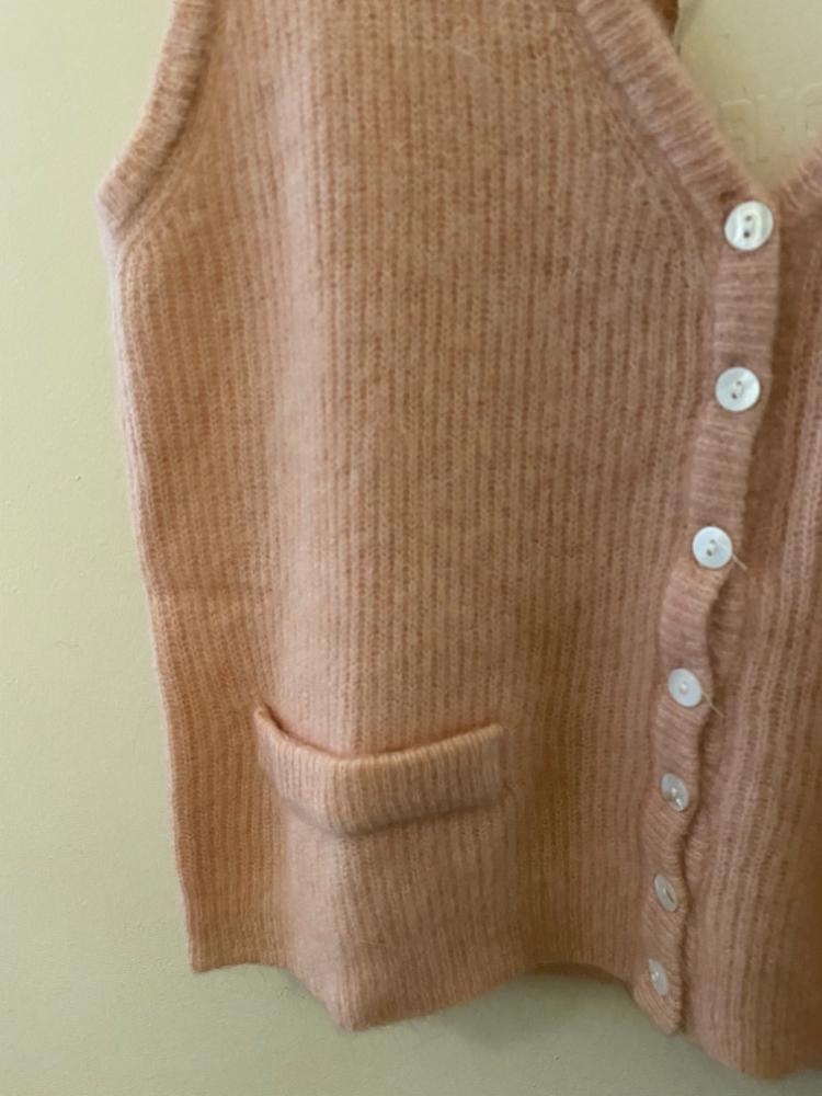 FRNCH 'Meliza' sleeveless cardigan - Image 3