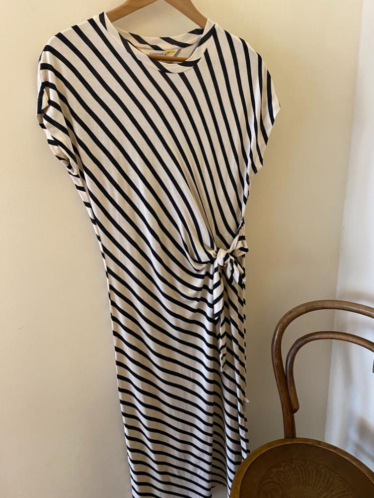 Compania Fantastica striped midi dress