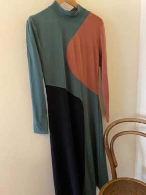Skatie Tricolour Midi Dress