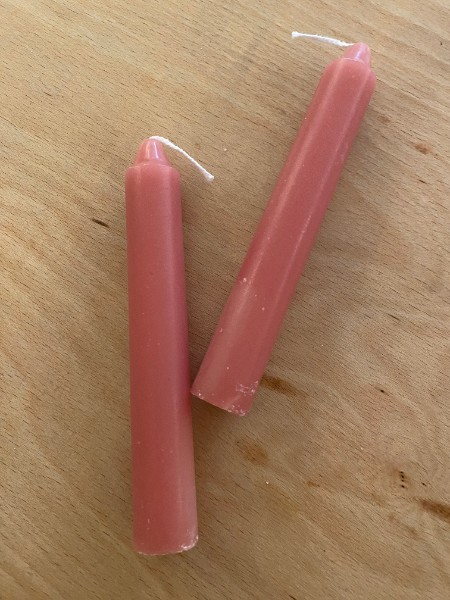 Grand Illusions Stubby Pink Candle