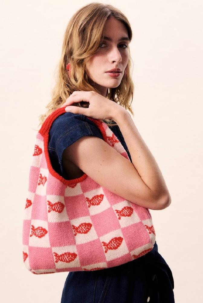 FRNCH knitted Fish Bag - Image 4