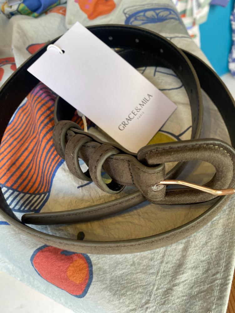 Grace & Mila Khaki Belt