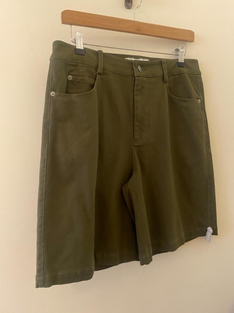 Komodo 'Jambo' Green Twill Shorts