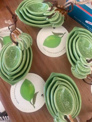 Rex Ceramic Lime Shaped Measuring Cups