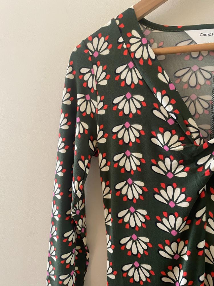 Compania Fantastica Long Sleeve Geometric Dress - Image 3