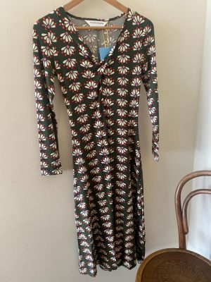 Compania Fantastica Long Sleeve Geometric Dress