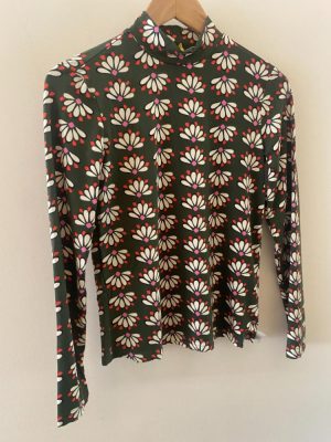 Compania Fantastica Long Sleeve Geometric Top
