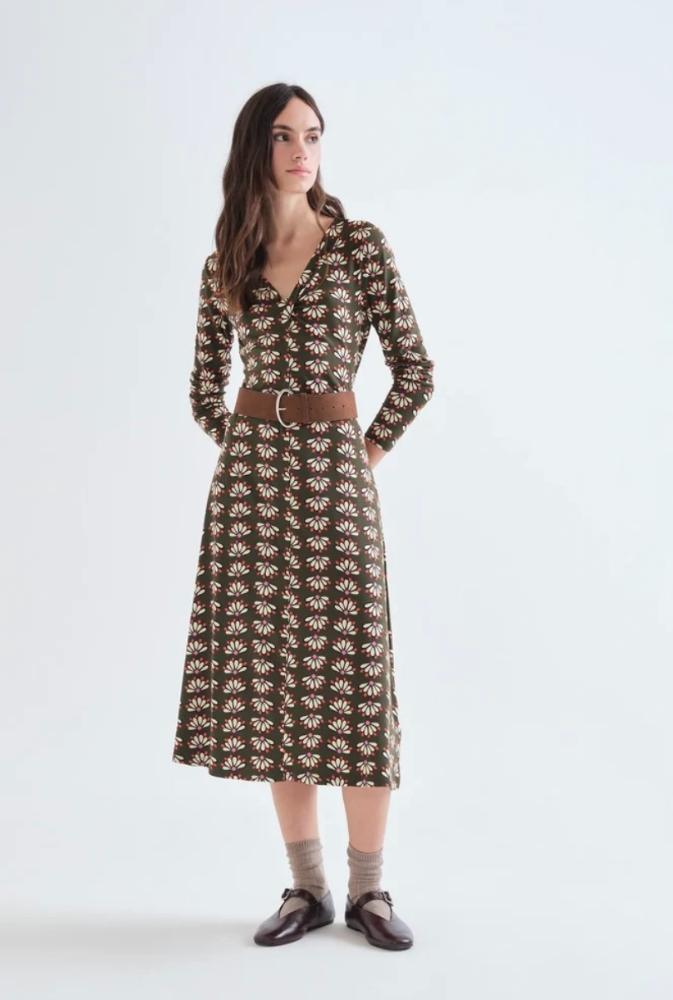 Compania Fantastica Long Sleeve Geometric Dress - Image 2