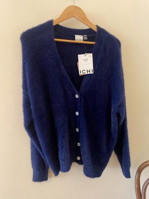 ICHI Brula Fluffy Cardigan